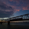 夕暮れ鉄橋