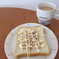 コーヒーとツナマヨトースト