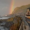 日本海の虹
