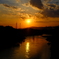 宇治川夕景