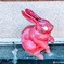 赤いうさぎさん