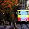 高尾登山鉄道「もみじ号」。