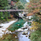 仁淀川町 仁淀川水系安居川とつり橋