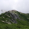 燕岳から望む燕山荘