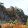 岩壁の紅葉（右端）