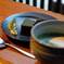 奈良井宿のカフェのお茶とケーキ　2024/12