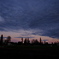 成蹊大学グラウンドの夕暮れ