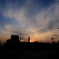 夕暮れの空模様
