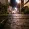 温泉街の夜