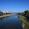 青のグラデーション(鴨川)