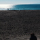 海を眺める