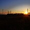 夕暮れ電車がゆく。。。！