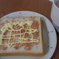 たらこマヨネーズトーストとホットコーヒー