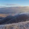 朝霧が流れた往生岳