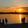 思い思いの夕日