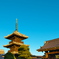 新春の三重塔