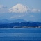 江ノ島付近から見た富士山