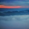 雲海の夜明け