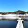 雪の桟橋