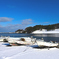 久美浜湾雪景色