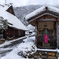 かやぶきの里 雪景色 3