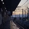 夕方の駅