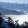 雲海迫る尾根