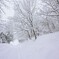 雪の峠道