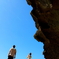 迫る岩肌