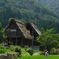 合掌造りと田園風景