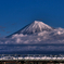 冬の富士山