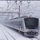 雪の中を走る小田急電車シリーズ5000系！