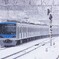 雪の中を走る小田急電車シリーズ4000系！