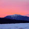 朝焼けに浮かぶ仙丈ケ岳
