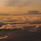 夕日に染まる雲海
