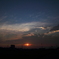 青空と夕焼け