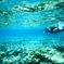 小浜島　シュノーケリング　パパァ待ってぇ～