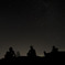 星空の下で