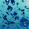水色の雨絵の具