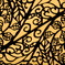 a painting on the ceiling