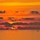 東シナ海に沈む夕日