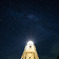 姫崎灯台の星夜