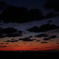渡津の夕日