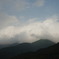 山にかかる雲