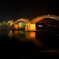 秋夜の錦帯橋