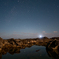 長手岬灯台の星夜