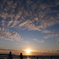 「佐和田の浜の夕日」　2011伊良部島