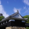 秋空の高知城