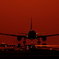 熊本空港夕日その①