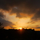 夕日